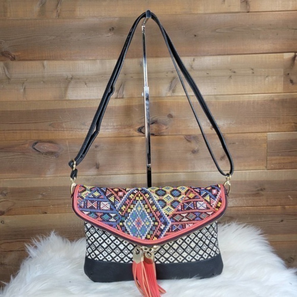 Aldo Boho Tribal Crossbody Bag